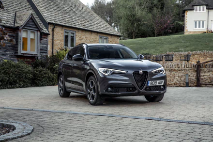 SUV silver car car Alfa Romeo vehicle Alfa Romeo Stelvio HD Desktop Wallpaper | Background Image