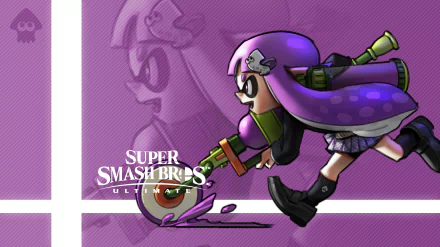 Inkling (Splatoon) video game Super Smash Bros. Ultimate HD Desktop Wallpaper | Background Image