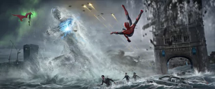 Mysterio (Marvel Comics) spider man movie Spider-Man: Far From Home HD Desktop Wallpaper | Background Image