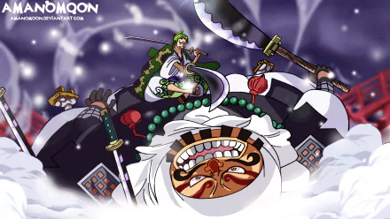 Gyukimaru (One Piece) Roronoa Zoro Anime One Piece HD Desktop Wallpaper | Background Image