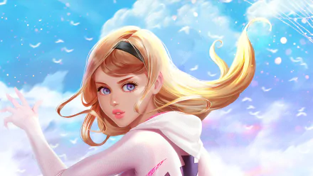 blue eyes blonde DC Comics Comic Gwen Stacy HD Desktop Wallpaper | Background Image