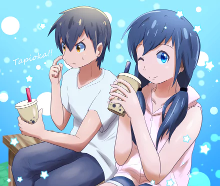 Hodaka Morishima Hina Amano Anime Weathering with You HD Desktop Wallpaper | Background Image