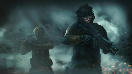 assault rifle military soldier HD Desktop Wallpaper | Background Image