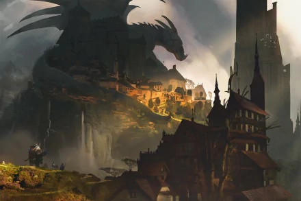 fantasy dragon HD Desktop Wallpaper | Background Image