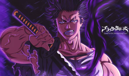 Yami Sukehiro Anime Black Clover HD Desktop Wallpaper | Background Image