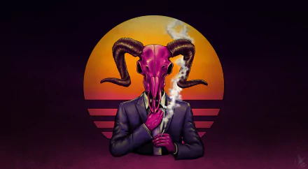 horns fantasy demon HD Desktop Wallpaper | Background Image