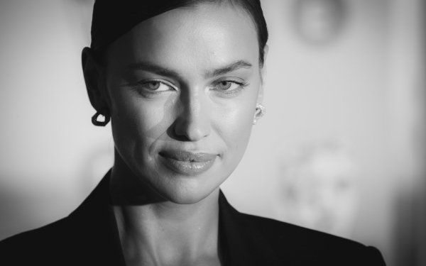 Celebrity Irina Shayk Model Monochrome Face Russian HD Wallpaper | Background Image
