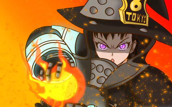 Maki Oze Anime Fire Force HD Desktop Wallpaper | Background Image