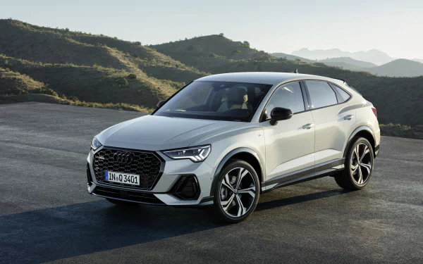 crossover car compact car white car SUV car Audi vehicle Audi Q3 HD Desktop Wallpaper | Background Image
