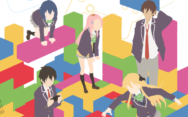 Anime Gamers! Aguri Karen Tendou Chiaki Hoshinomori Keita Amano Tasuku Uehara HD Wallpaper | Background Image