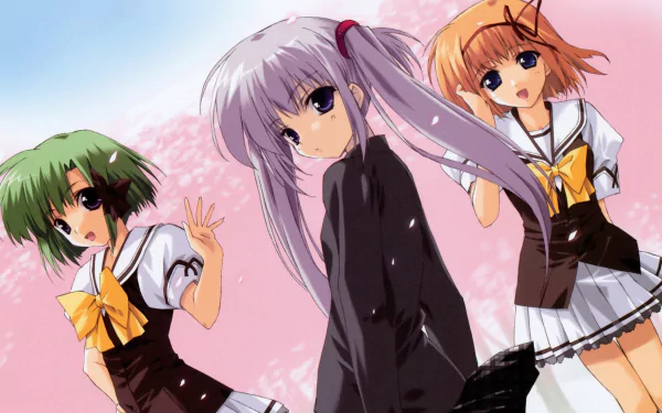 Primula (Shuffle!) Asa Shigure Kaede Fuyou Anime Shuffle! HD Desktop Wallpaper | Background Image