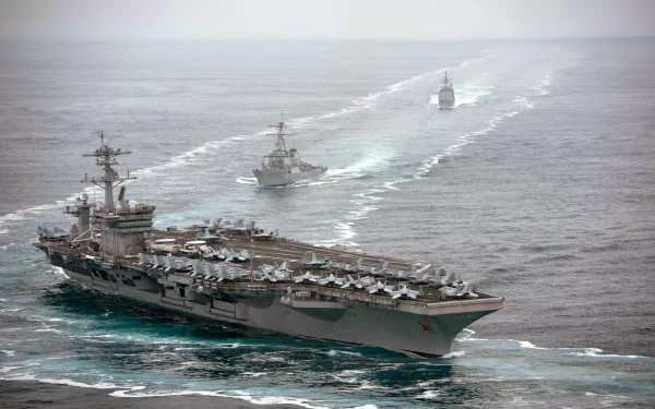warship aircraft carrier military USS Theodore Roosevelt (CVN-71) HD Desktop Wallpaper | Background Image