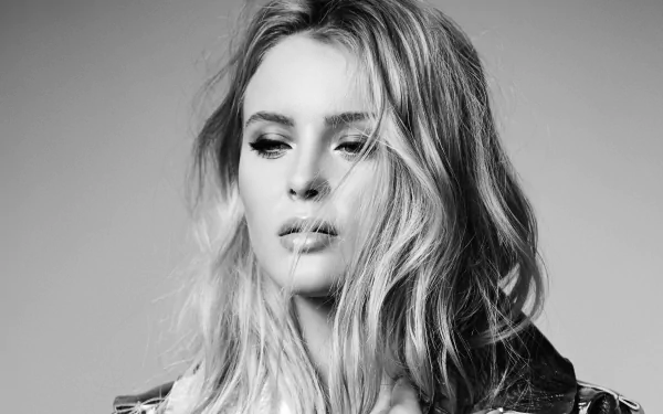 monochrome singer Swedish music Zara Larsson HD Desktop Wallpaper | Background Image