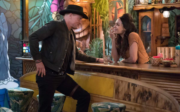 Rosario Dawson Woody Harrelson movie Zombieland: Double Tap HD Desktop Wallpaper | Background Image