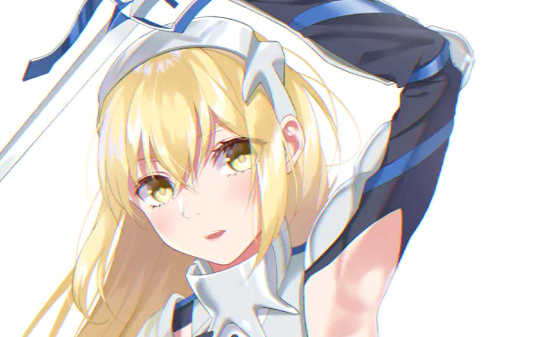Aiz Wallenstein Anime Is It Wrong to Try to Pick Up Girls in a Dungeon? HD Desktop Wallpaper | Background Image