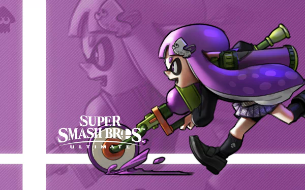 Inkling (Splatoon) video game Super Smash Bros. Ultimate HD Desktop Wallpaper | Background Image
