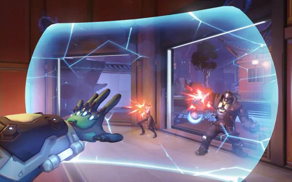 B.O.B. (Overwatch) Ashe (Overwatch) video game Overwatch HD Desktop Wallpaper | Background Image