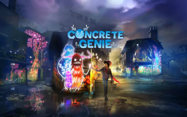 video game Concrete Genie HD Desktop Wallpaper | Background Image