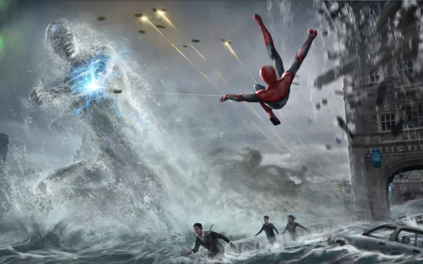 Mysterio (Marvel Comics) spider man movie Spider-Man: Far From Home HD Desktop Wallpaper | Background Image