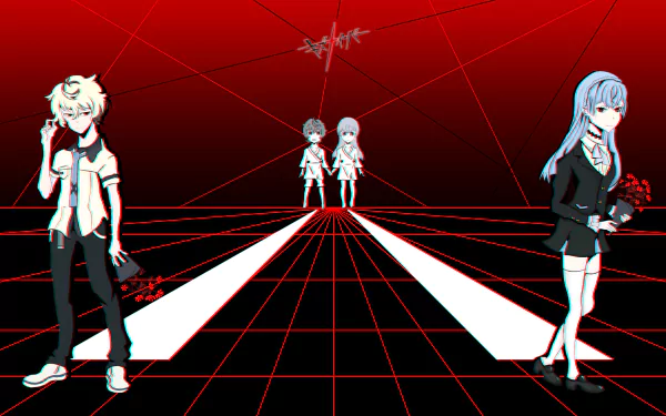 Noriko Sonozaki Katsuhira Agata Anime Kiznaiver HD Desktop Wallpaper | Background Image