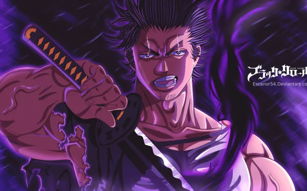 Yami Sukehiro Anime Black Clover HD Desktop Wallpaper | Background Image
