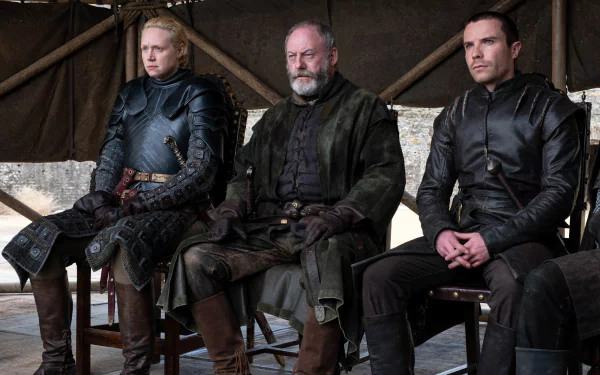 Joe Dempsie Liam Cunningham Gwendoline Christie Gendry (Game Of Thrones) Davos Seaworth Brienne Of Tarth TV Show Game Of Thrones HD Desktop Wallpaper | Background Image