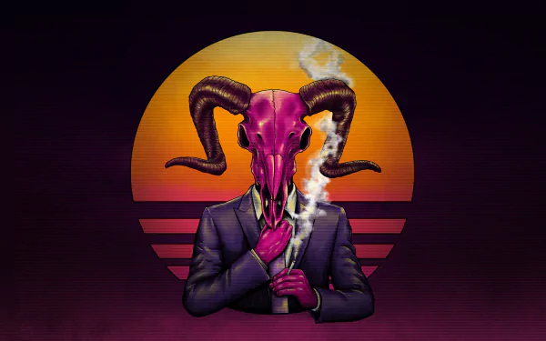 horns fantasy demon HD Desktop Wallpaper | Background Image