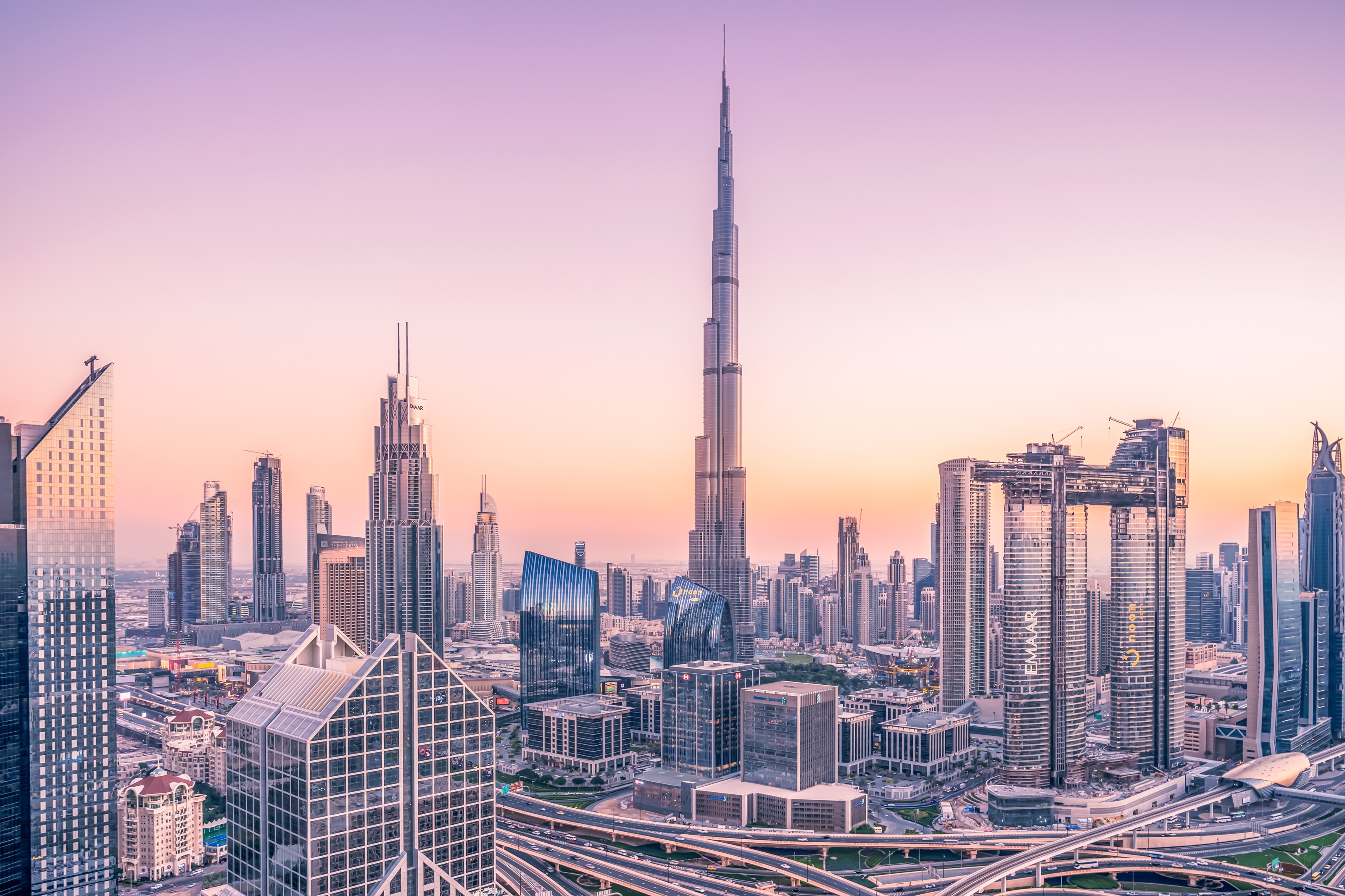 Downtown Dubai Cityscape by ZQ Lee