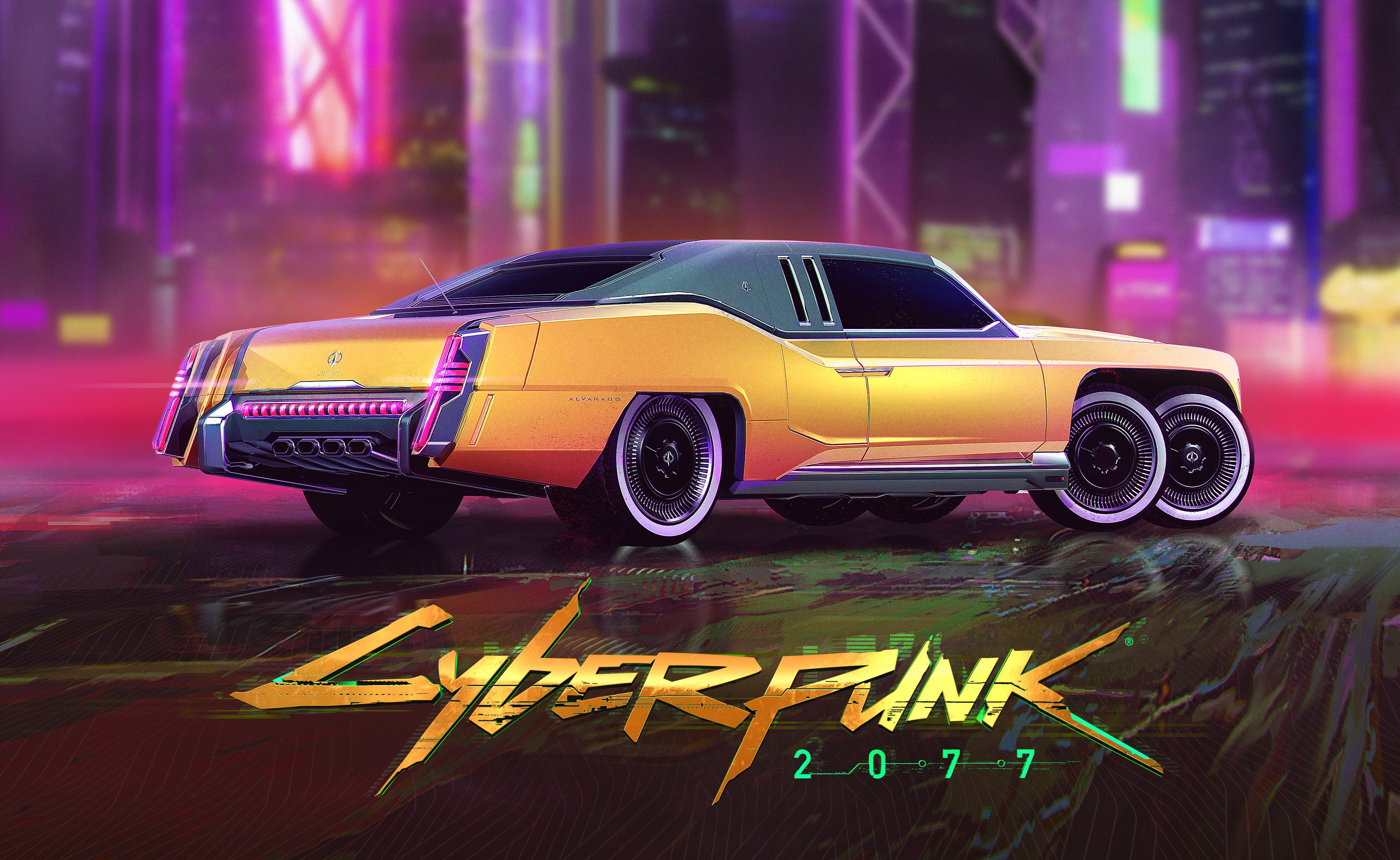 Cyberpunk 2077 Car Game Art HD 4K Wallpaper #8.2304