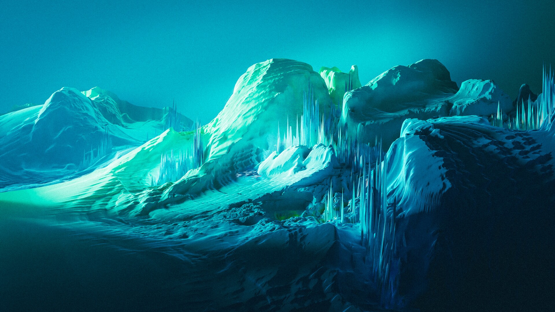 Artistic Ice HD Wallpaper by Steven Oberman