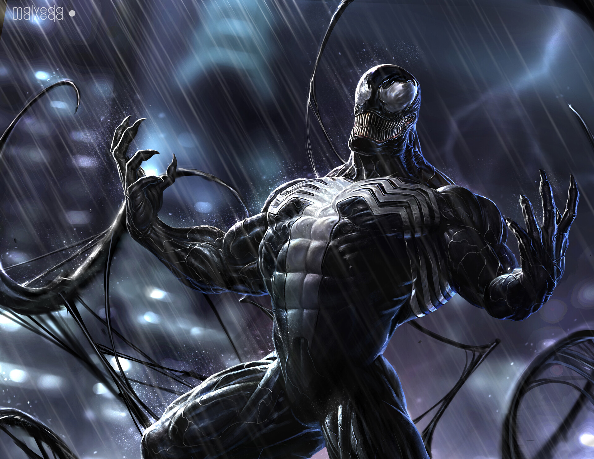 Download Comic Venom HD Wallpaper by Alex Malveda