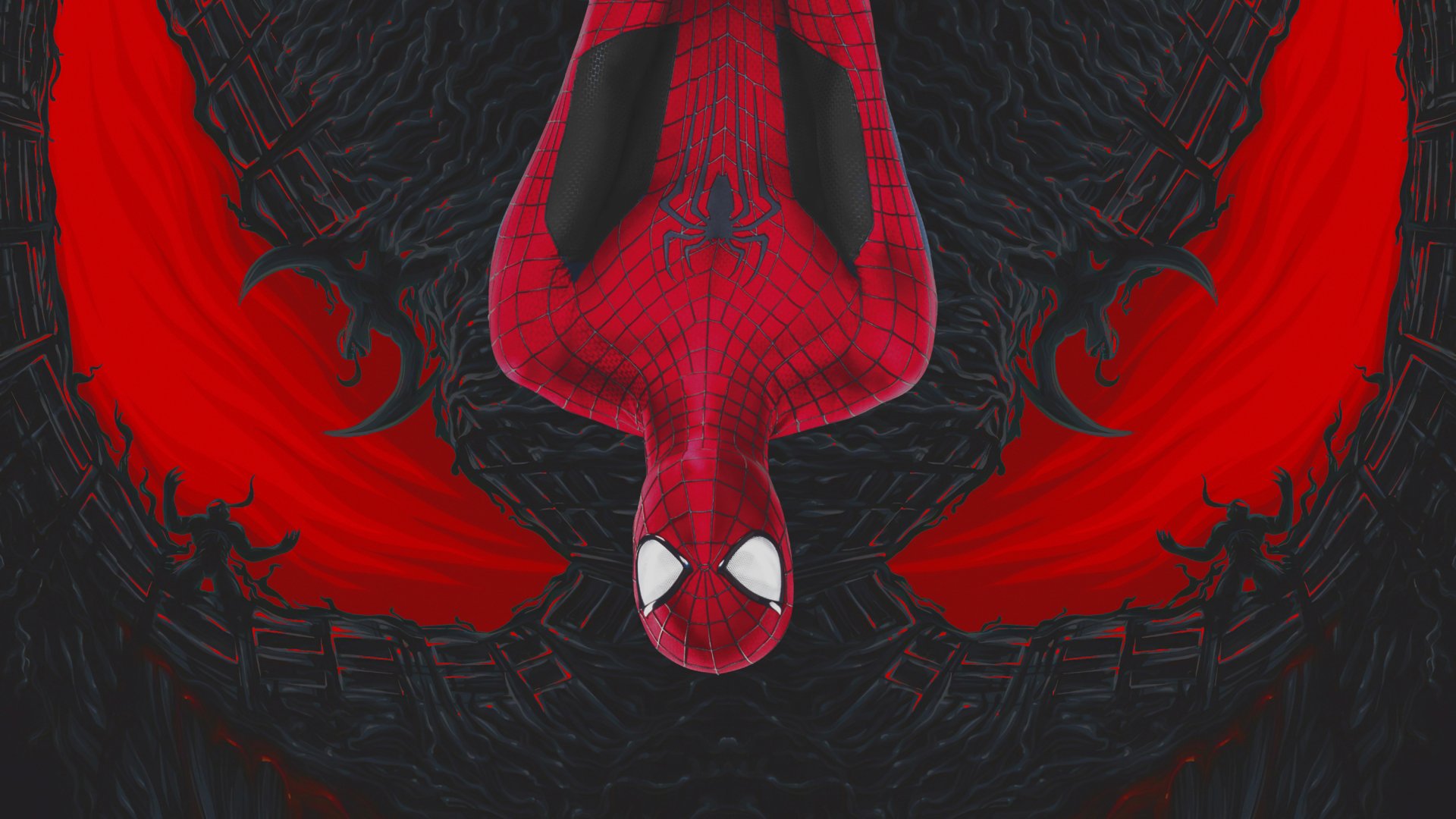 Download Venom Comic Spider Man HD Wallpaper by BluSky Design