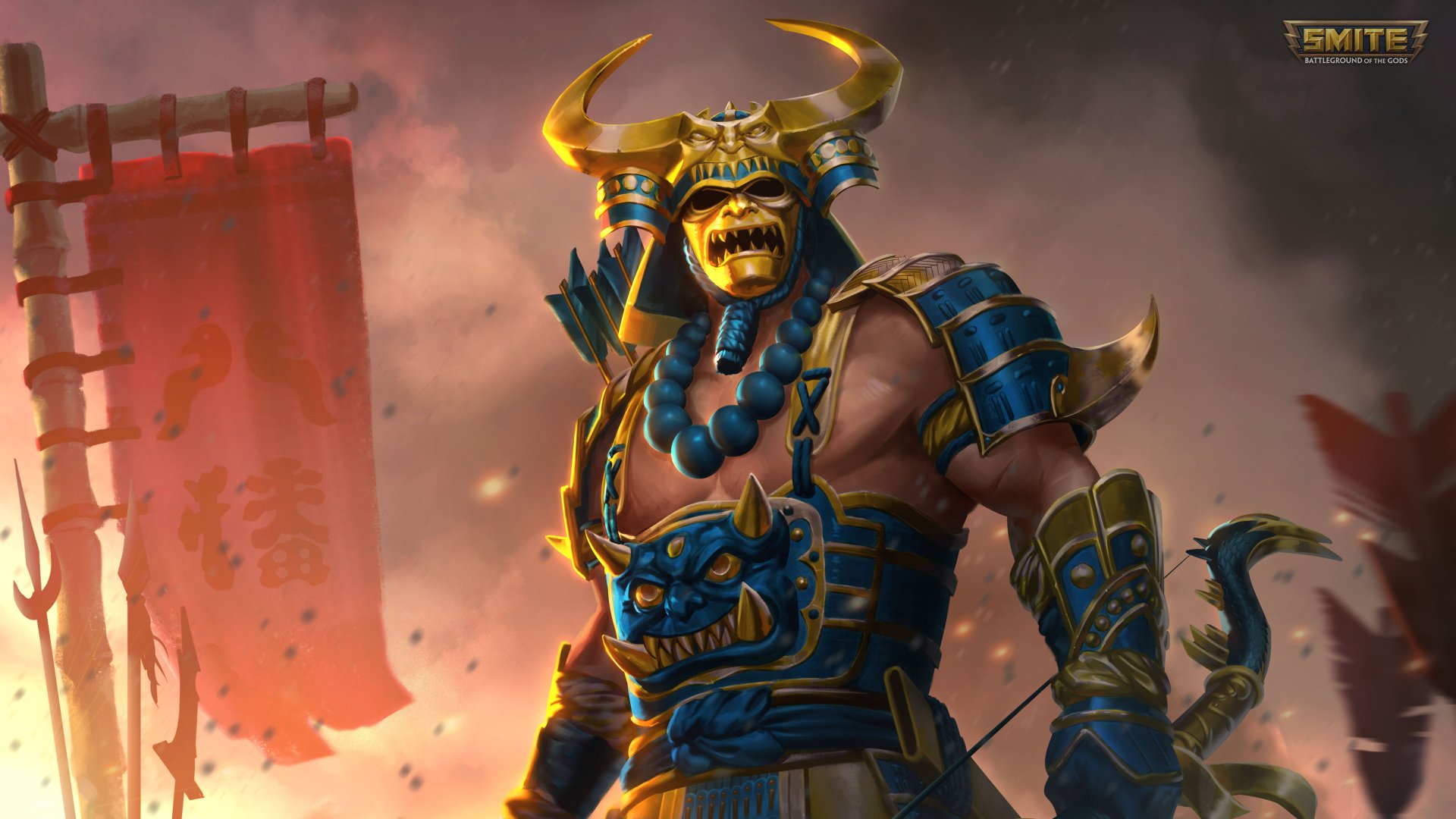 Download Hachiman (Smite) Video Game Smite 4k Ultra HD Wallpaper