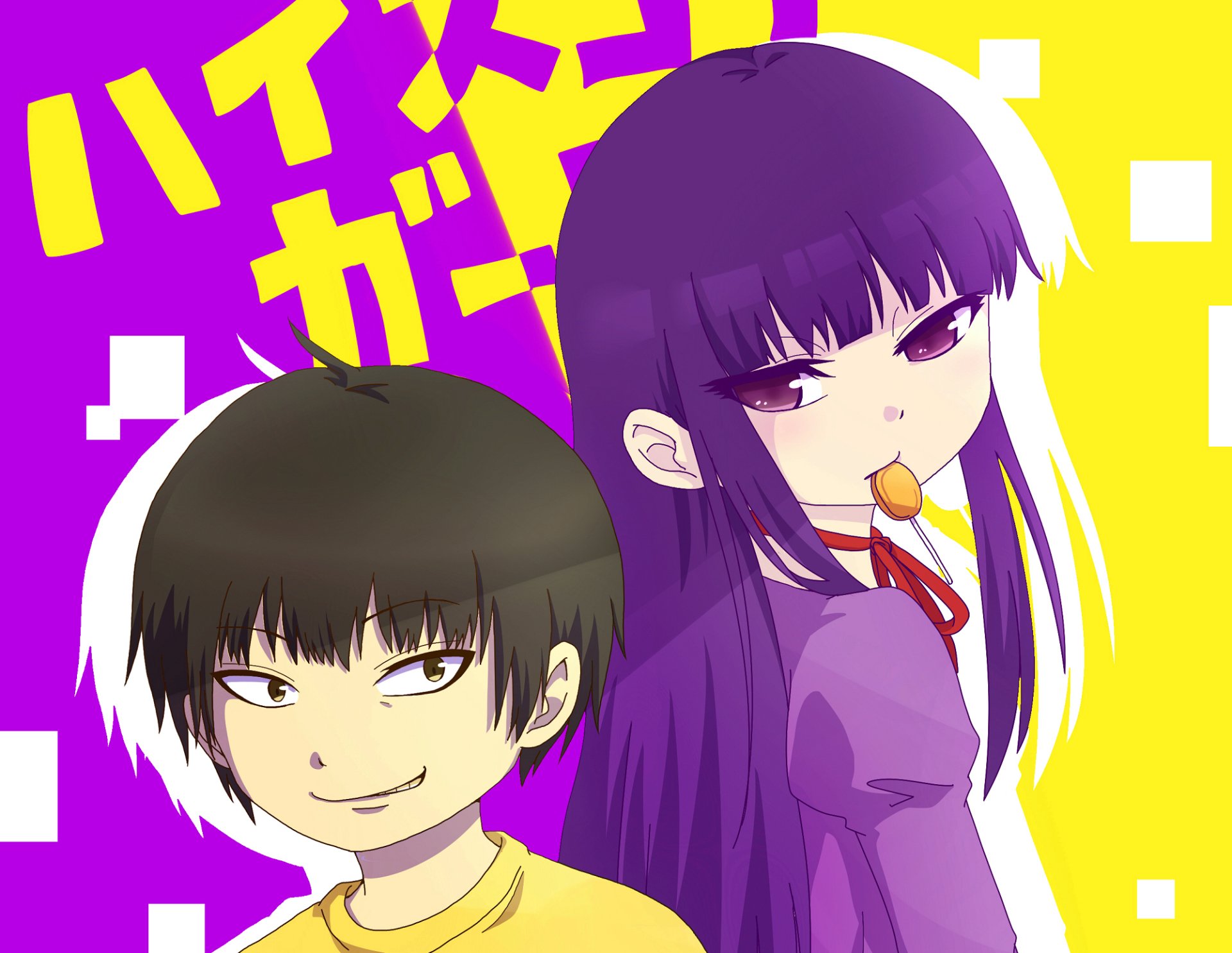 Download Yaguchi Haruo Ōno Akira Anime High Score Girl HD Wallpaper