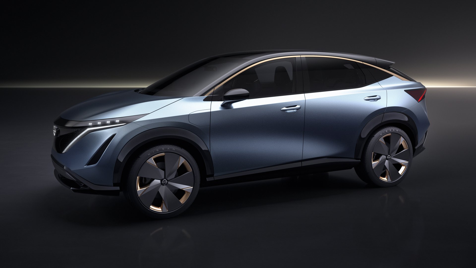Download Electric Car SUV Car Nissan Vehicle Nissan Ariya 4k Ultra HD Wallpaper