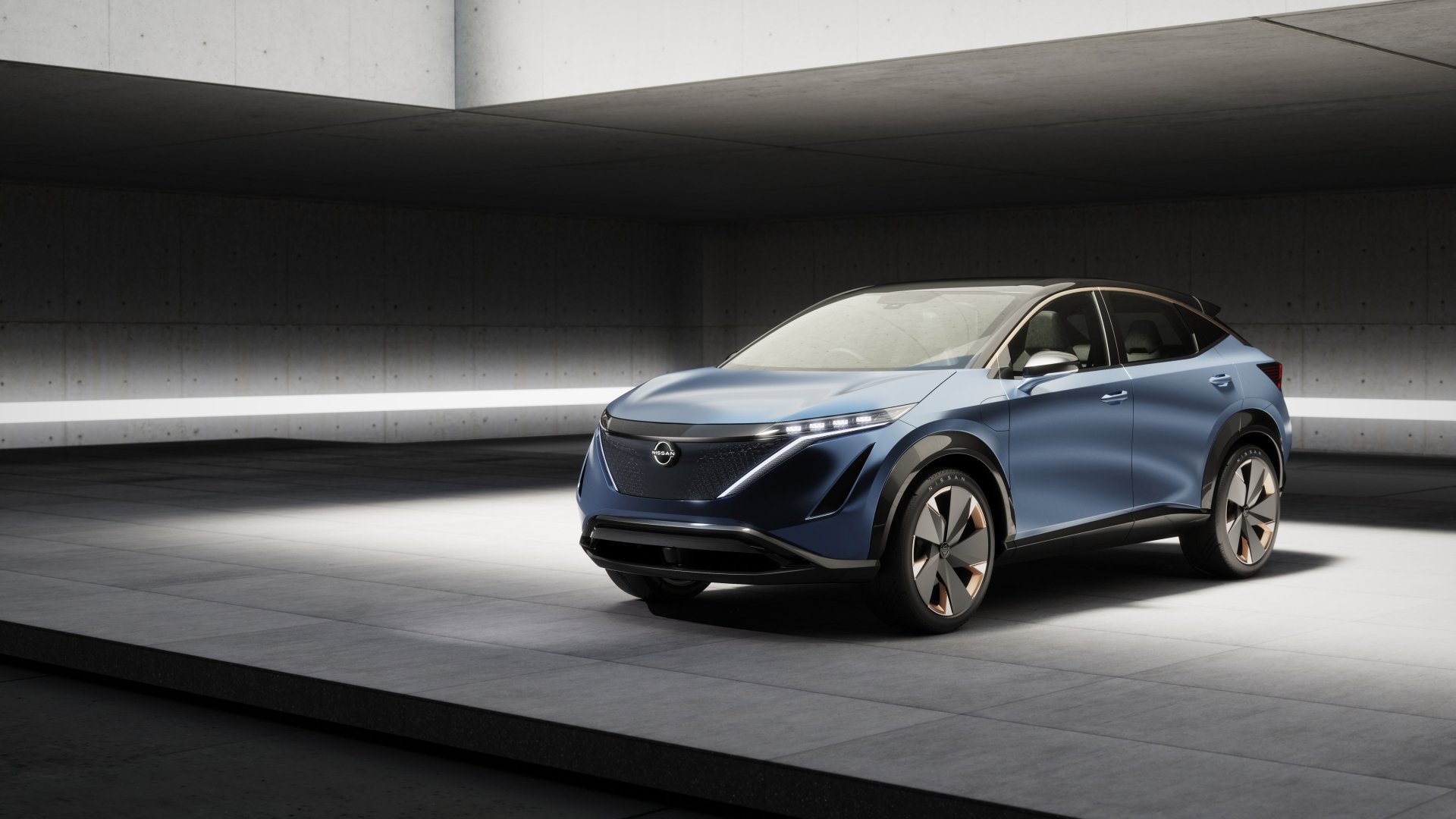 Download Concept Car Nissan Ariya Concept Electric Car SUV Car Nissan Vehicle Nissan Ariya 4k Ultra HD Wallpaper