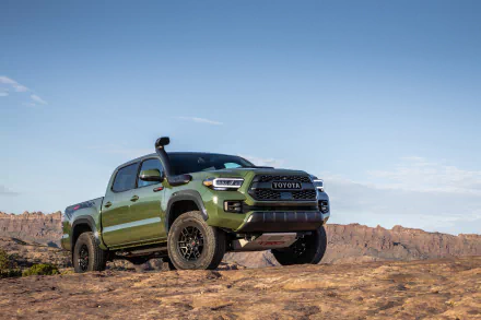 green car car Toyota vehicle Toyota Tacoma HD Desktop Wallpaper | Background Image