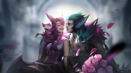  Star Guardian Xayah And Rakan by Wu Wen