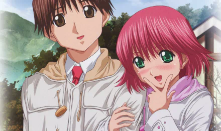 Tsukasa Kasuga Riku Aoba Anime Tokimeki Memorial Only Love HD Desktop Wallpaper | Background Image