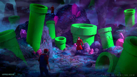 Shy Guy Mario video game Super Mario Bros. HD Desktop Wallpaper | Background Image