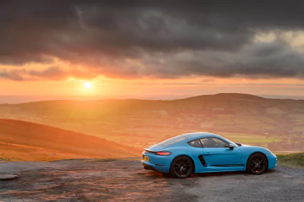 vehicle Porsche 718 Cayman HD Desktop Wallpaper | Background Image