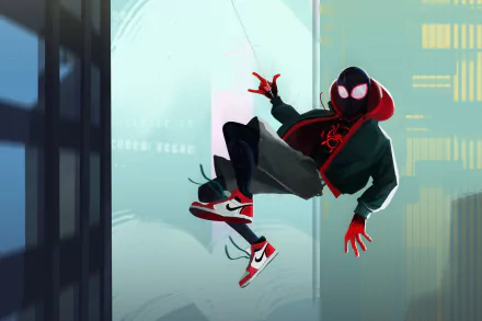 Miles Morales spider man movie Spider-Man: Into The Spider-Verse HD Desktop Wallpaper | Background Image