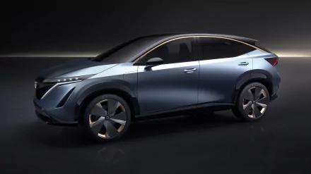 electric car SUV car Nissan vehicle Nissan Ariya HD Desktop Wallpaper | Background Image
