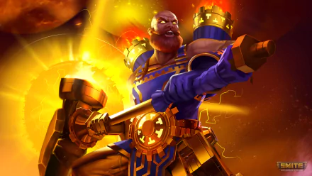 Vulcan (Smite) video game Smite HD Desktop Wallpaper | Background Image