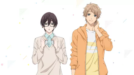 Kou Sakuragi Naoya Nifuji Anime Wotaku ni Koi wa Muzukashii HD Desktop Wallpaper | Background Image