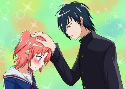 Hakuya Mitsumine Kobeni Yonomori Anime Engaged to the Unidentified HD Desktop Wallpaper | Background Image