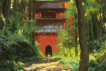 Anime Spirited Away HD Desktop Wallpaper | Background Image