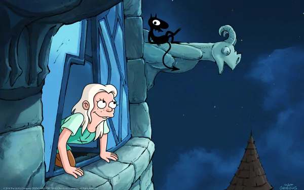 Luci (Disenchantment) Bean (Disenchantment) TV Show Disenchantment HD Desktop Wallpaper | Background Image