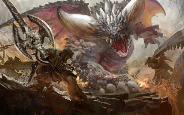 Nergigante (Monster Hunter) video game Monster Hunter: World HD Desktop Wallpaper | Background Image