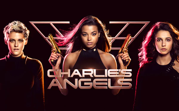 Ella Balinska Kristen Stewart Naomi Scott movie Charlie's Angels (2019) HD Desktop Wallpaper | Background Image